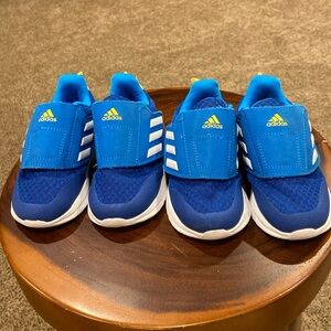 adidas Kids Blue and Yellow Sneakers